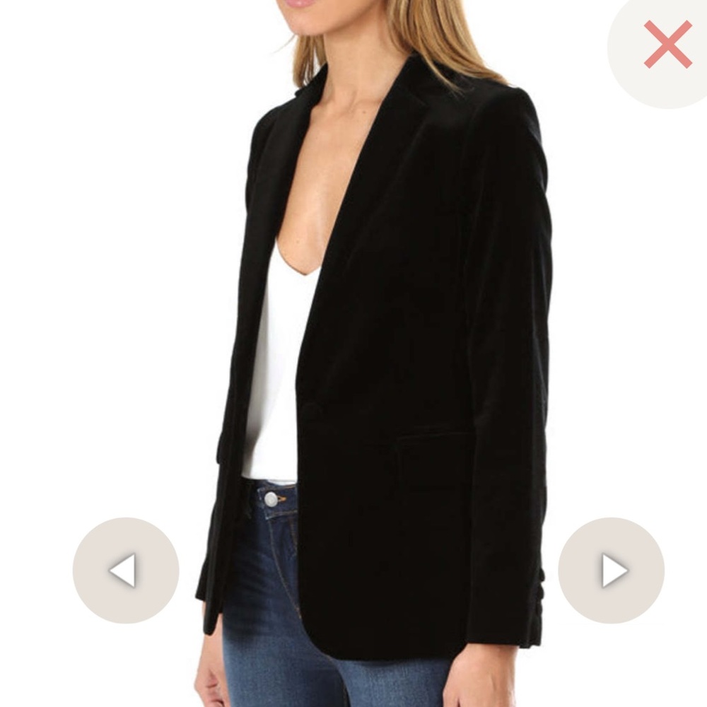 Frame velvet blazer